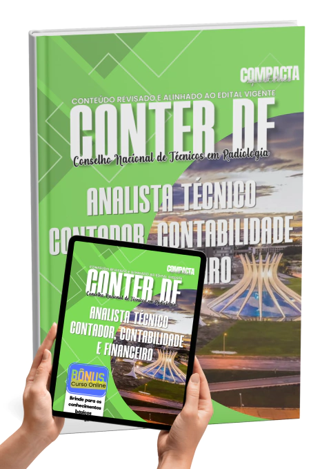 Apostila CONTER DF 2026 Analista Técnico Contador, Contabilidade e Financeiro Atualizada