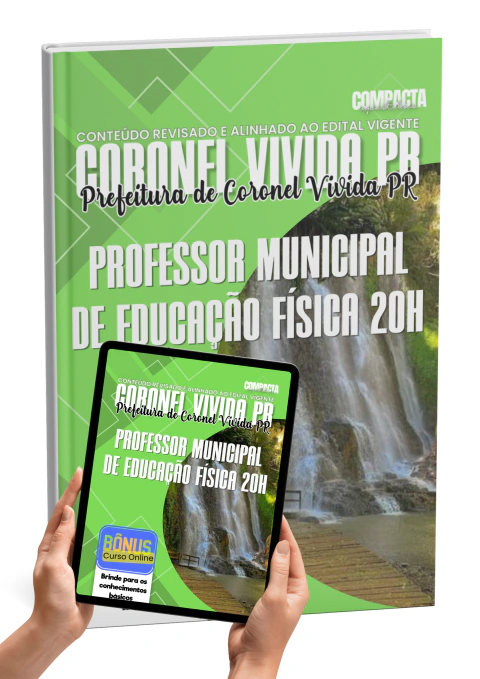 Apostila Prefeitura de Coronel Vivida PR 2026 Professor Municipal de Educação Física 20h Atualizada
