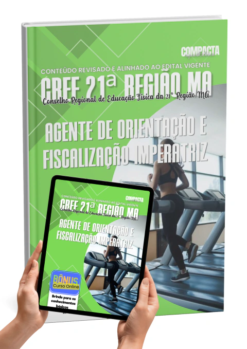 Apostila CREF 21 MA 2026 Agente de Orientação e Fiscalização Imperatriz Atualizada