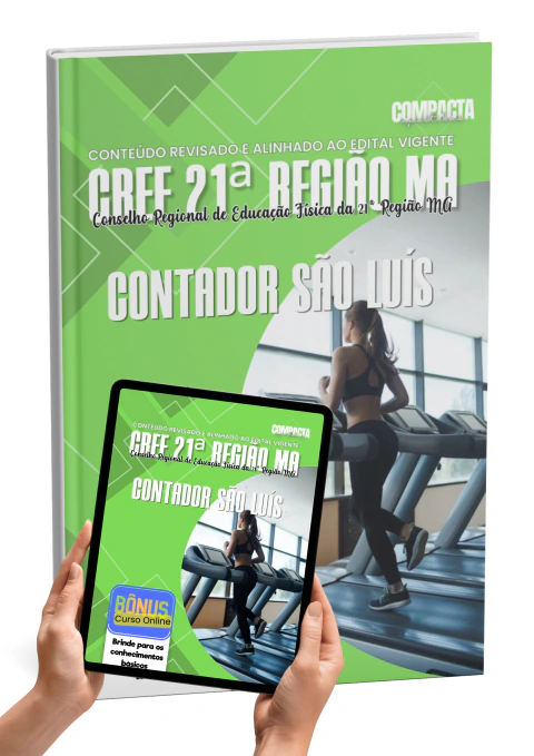 Apostila CREF 21 MA 2026 Contador São Luís Atualizada