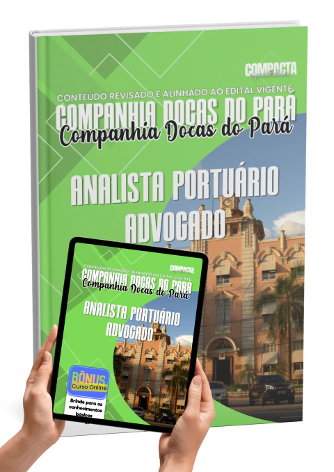 Apostila Companhia Docas do Pará 2026 Analista Portuário Advogado Atualizada