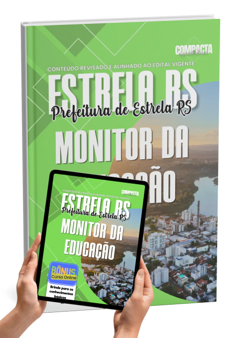 Apostila Prefeitura de Estrela RS 2026 Monitor da Educação Atualizada