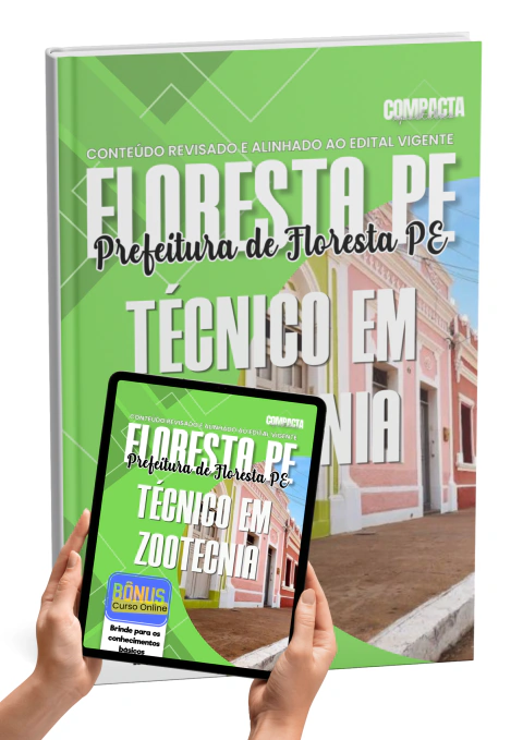 Apostila Prefeitura de Floresta PE 2026 Técnico em Zootecnia Atualizada