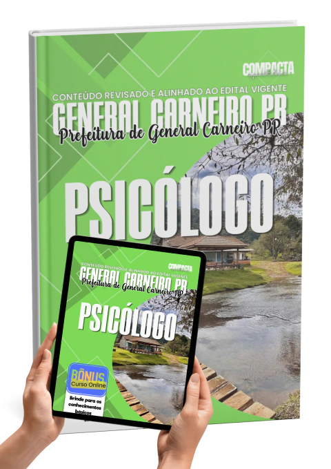 Apostila Prefeitura de General Carneiro PR 2026 Psicólogo Atualizada