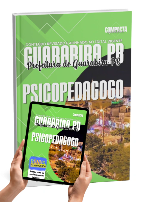Apostila Prefeitura de Guarabira PB 2026 Psicopedagogo Atualizada