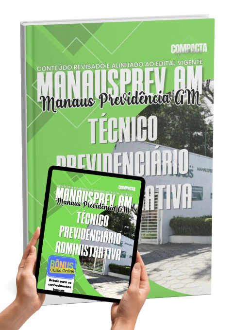Apostila MANAUSPREV AM 2026 Técnico Previdenciário Administrativa Atualizada