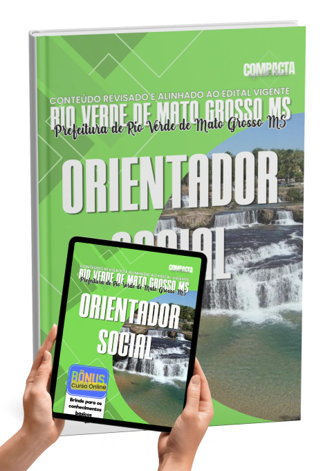 Apostila Prefeitura de Rio Verde de Mato Grosso MS 2026 Orientador Social Atualizada
