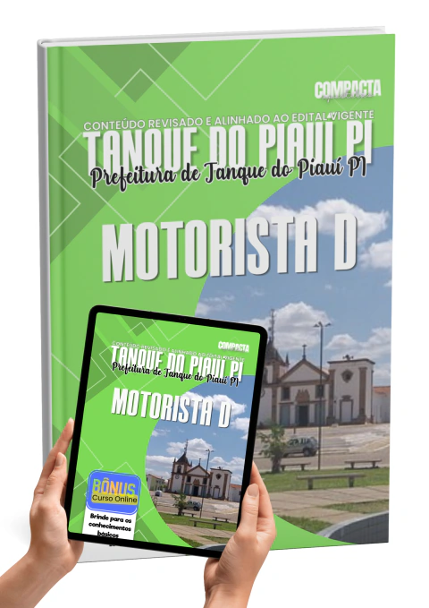 Apostila Prefeitura de Tanque do Piauí PI 2026 Motorista D Atualizada