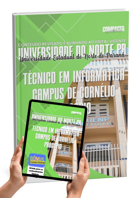 Apostila UENP PR 2026 Técnico em Informática Campus de Cornélio Procópio Atualizada