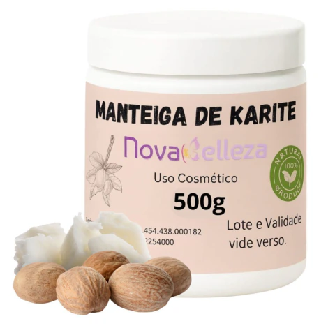 Manteiga karité 100% Pura Novabelleza