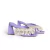 Sandália Mule de Couro Pearl Light Purple