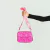 Bolsa Puff de Nylon Crossbody Pink Neon - comprar online