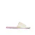 Sandália Flat de Couro Basic Off White
