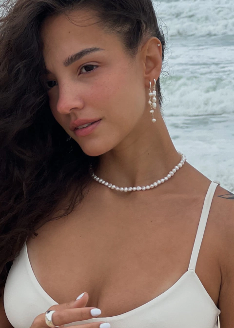 Colar Santalum Pérola Barroca