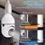 Foco Cámara 360° con WiFi – Seguridad Invisible para tu Hogar en internet