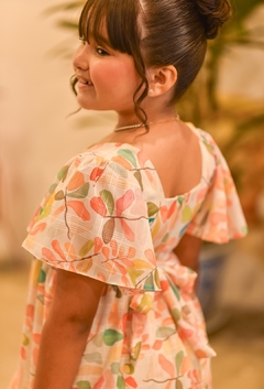 Vestido pétalas - Maria clara kids moda infantil e juvenil