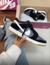 SB Dunk Low Preto/Cinza Premium