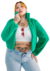 Cropped Juliette Curto Verde - comprar online