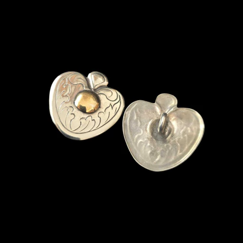 Aplique corazón grande (con oro)