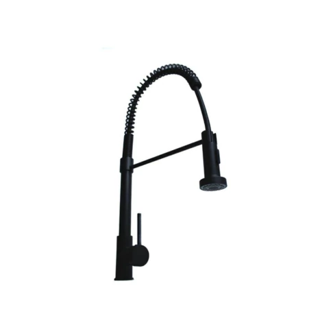 Grifo Monomando Extraible para Fregadero BK Plumbing Cuerpo Inoxidable Negro - comprar en línea