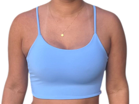 Cropped Alça Azul Fly - Coleção Candy Color - comprar online