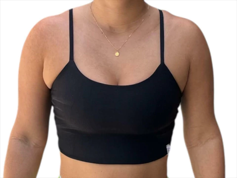 Cropped Alça Preto - comprar online