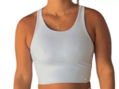 Cropped Nadador Branco - comprar online