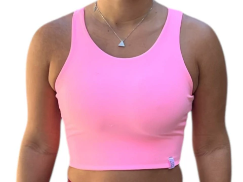 Cropped Nadador Rosa chiclete - comprar online