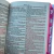 Bíblia PJV Lirios rosa com abas adesivas com harpa PPM - Central das Biblias