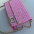 Bíblia Glitter Rosa bebê estilo bolsa com alça de correntes - comprar online