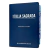 Biblia basica Arc Azul royal com Abas adesivas Letra gigante
