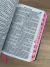 Imagem do Bíblia Leão Neon com índice digital | Letras grandes evangélica com harpa - ARC