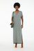 Vestido Decote V com Entremeio - Animale Jeans - Gaby Sampaio