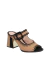 Mule Peep Toe em Camurça Bege Premium - Luiza Barcelos - comprar online
