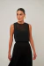 Blusa Preta em Chiffon - Linda de Morrer - comprar online