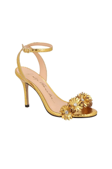 Sandália Sato Alto em Couro Cobra - Luiza Barcelos - comprar online