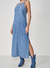Vestido Jeans Midi Com Fenda - Colcci Jeans - comprar online