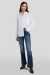 Calça Bootcut Tailorlee Retro Dark Blue - 7 For All - comprar online