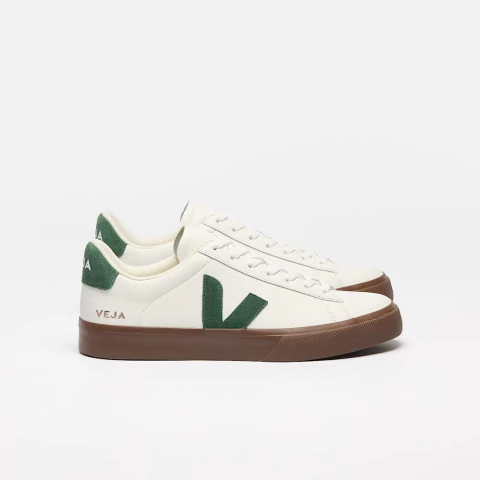 Tênis Veja Campo Leather White Cyprus Bark