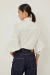Camisa Haye em Tricoline Fio Tinto Off White - Linda de Morrer - comprar online