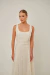 Vestido Midi Organza Bordada - Linda de Morrer - comprar online
