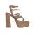 Sandália Salto Alto Plataforma Fivelas Glitter - Luiza Barcelos - comprar online