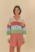 Cardigan Tricot Pelinho Listrado – Farm - Gaby Sampaio