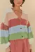 Cardigan Tricot Pelinho Listrado – Farm na internet