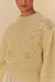 Pull Tricot Artesanal Borboleta – Farm - Gaby Sampaio