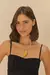 Vestido Curto Franzido - Farm - Gaby Sampaio