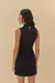Vestido Curto Franzido Gola – Farm - Gaby Sampaio