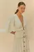 Vestido Mangas Bicolor – Farm - Gaby Sampaio