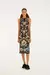 Vestido Midi Estampado Jardim Real – Farm - comprar online