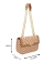 Bolsa Média Couro e Palha - Luiza Barcelos - loja online